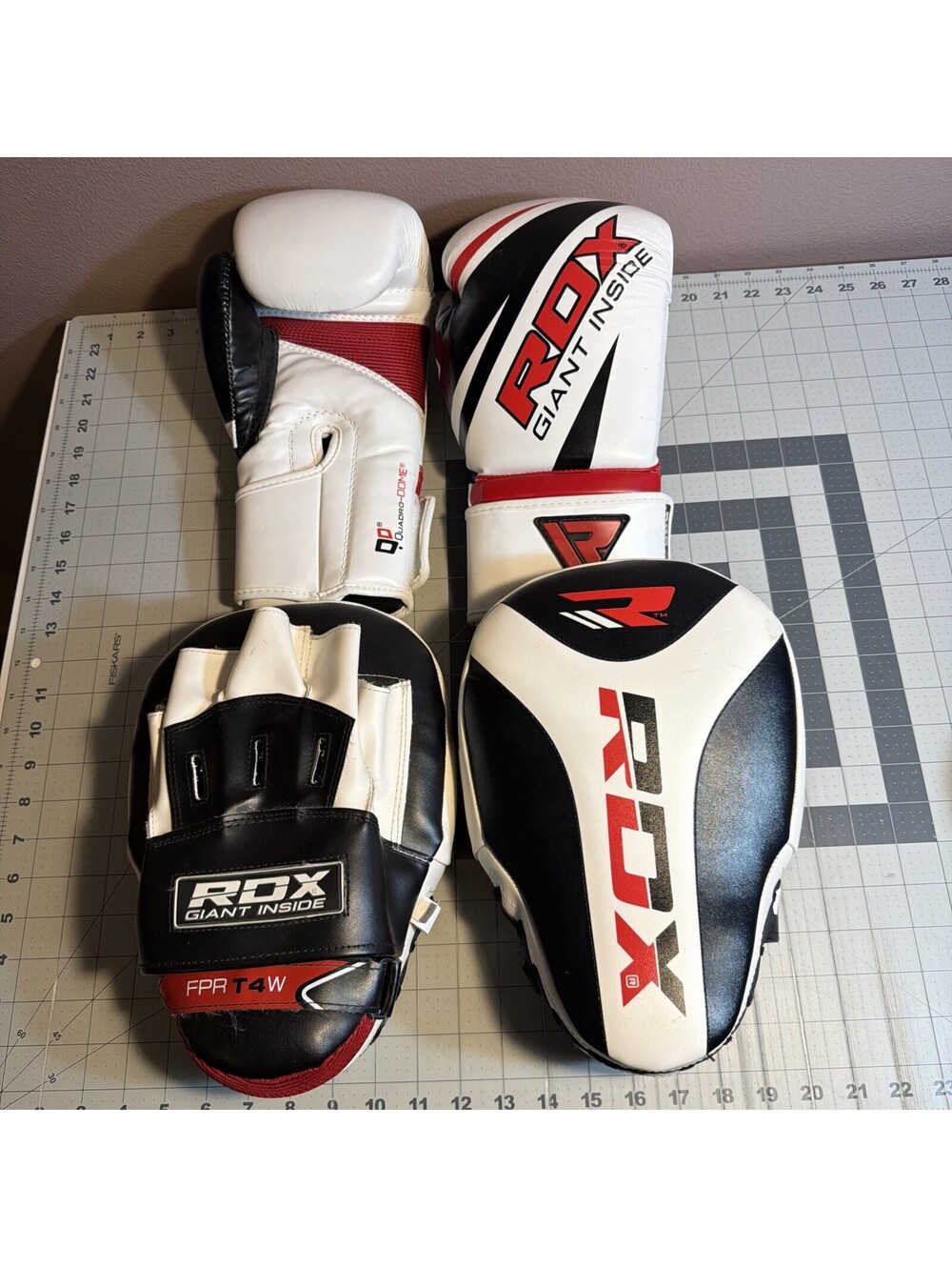 RDX Giant Inside Boxing Gloves & Hand Pads LOT